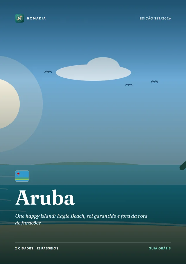 Capa da Revista Nomadia: Aruba