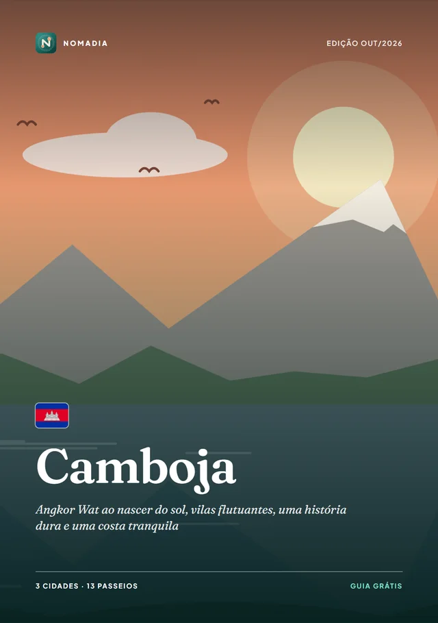 Capa da Revista Nomadia: Camboja