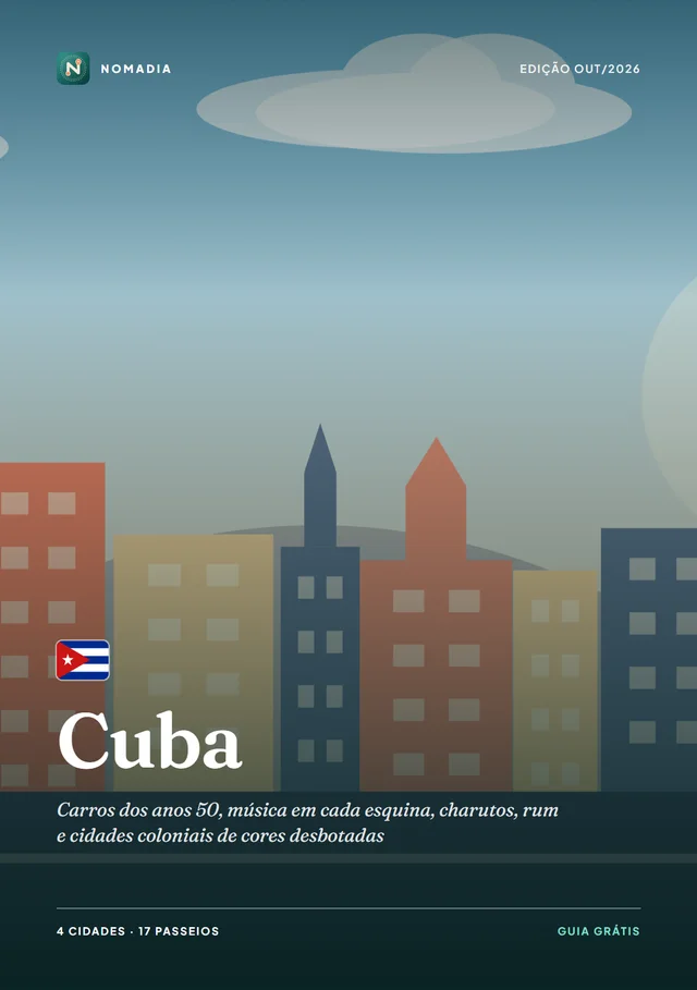 Capa da Revista Nomadia: Cuba