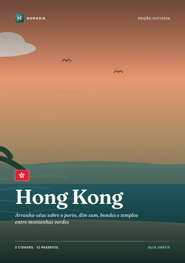 Capa da Revista Nomadia: Hong Kong