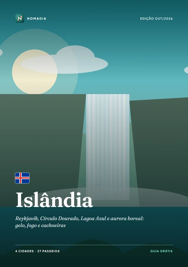 Capa da Revista Nomadia: Islândia