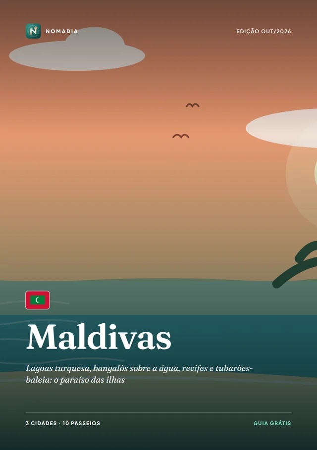 Capa da Revista Nomadia: Maldivas