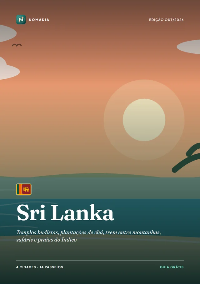 Capa da Revista Nomadia: Sri Lanka
