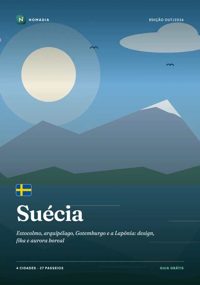 Capa da Revista Nomadia: Suécia