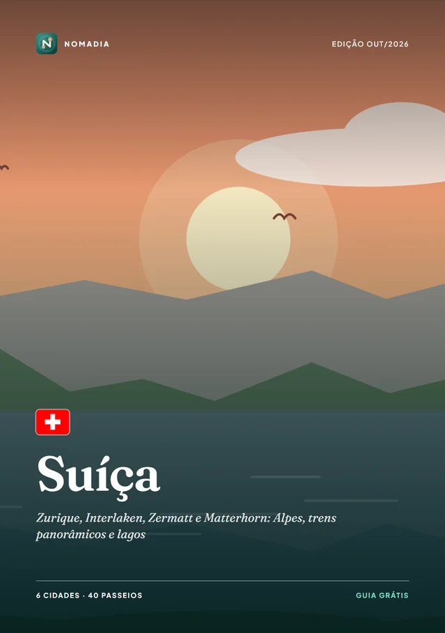 Capa da Revista Nomadia: Suíça