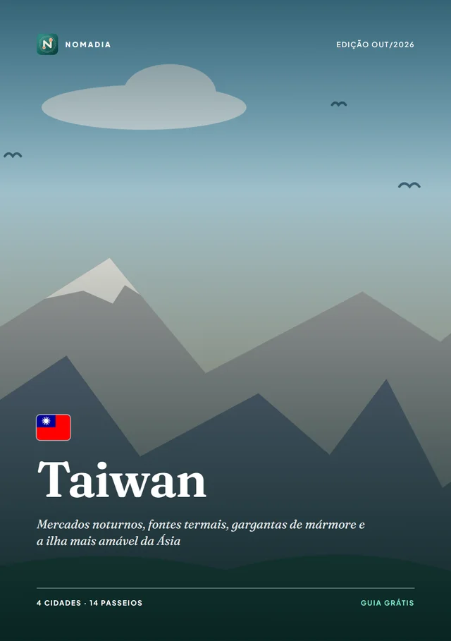 Capa da Revista Nomadia: Taiwan